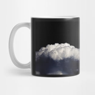 Fantasy night landscape with moon and clouds Mug